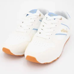 Baskets beige à lacets avec empiècement coloré semelle crantée Femme ELLESSE