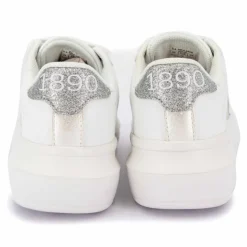 Baskets blanc argent helis 004k Enfant US POLO