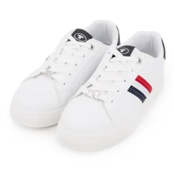 Baskets blanches avec surpiqures Femme TOM TAILOR