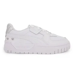 Baskets blanches Cali Dream GL junior ornée de coeurs argentés Femme, Enfant PUMA