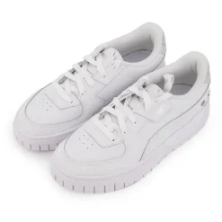 Baskets blanches Cali Dream GL junior ornée de coeurs argentés Femme, Enfant PUMA