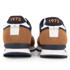 Baskets bleu marine player air effet daim camel Enfant PEPE JEANS