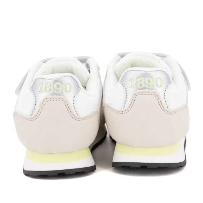 Baskets colorées à scratch similicuir Enfant US POLO