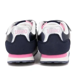 Baskets colorées à scratch similicuir Enfant US POLO