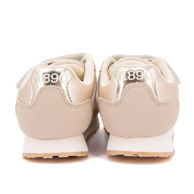 Baskets colorées à scratch similicuir Enfant US POLO