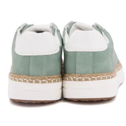 Baskets couleur menthe avec corde Femme TOM TAILOR