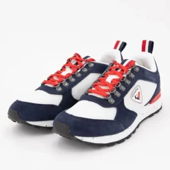 Baskets cuir à lacets héritage semelle à motif Femme ROSSIGNOL