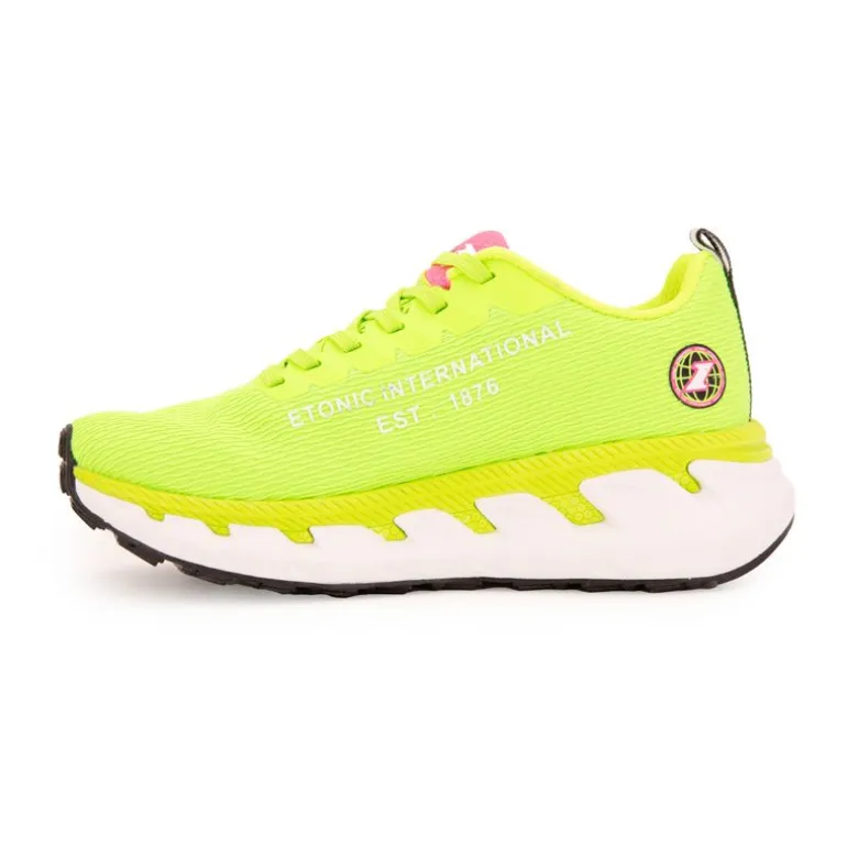 Baskets de sport fluo semelle épaisse Femme ETONIC