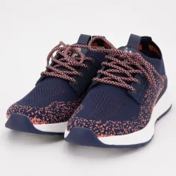 Baskets de sport souple à motif orange Femme US POLO