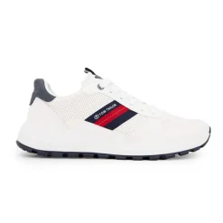 Baskets en tissu à lacets avec bandes colorées Homme TOM TAILOR