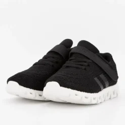 Baskets en toile à scratch euloge semelle design Enfant BURTON OF LONDON