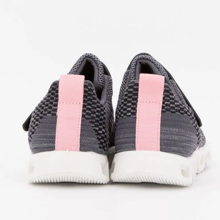 Baskets en toile à scratch euloge semelle design Enfant BURTON OF LONDON