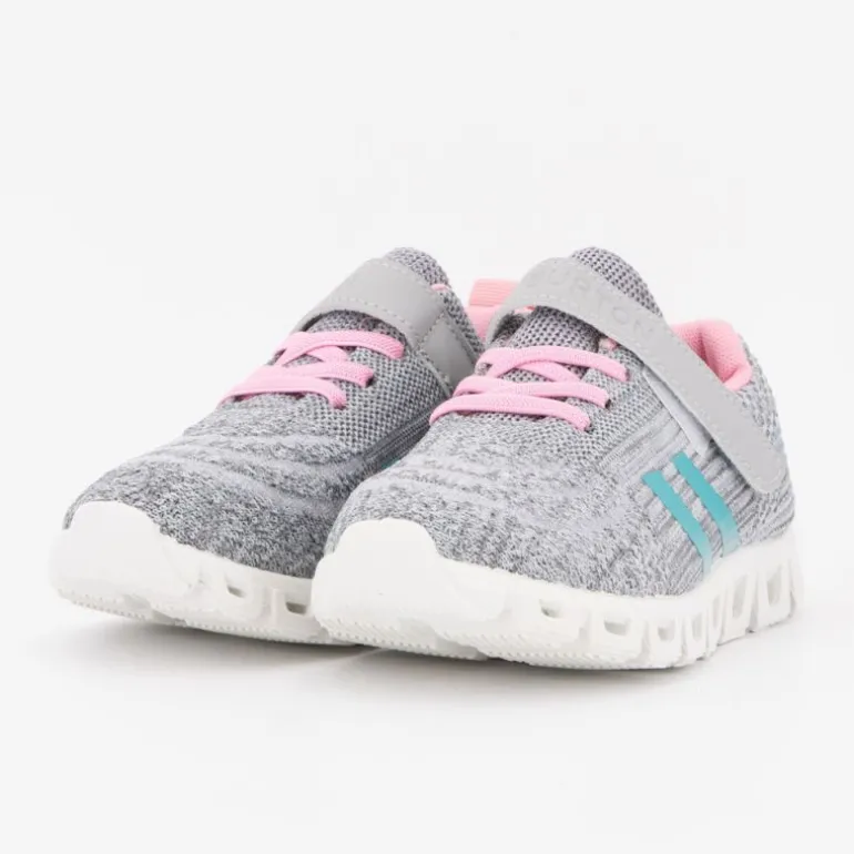 Baskets en toile à scratch euloge semelle design Enfant BURTON OF LONDON