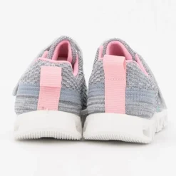 Baskets en toile à scratch euloge semelle design Enfant BURTON OF LONDON