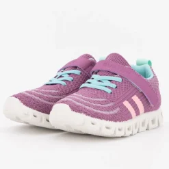 Baskets en toile à scratch euloge semelle design Enfant BURTON OF LONDON