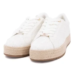 Baskets espadrille avec broderie fleurs Femme TOM TAILOR