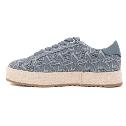 Baskets espadrille avec broderie fleurs Femme TOM TAILOR
