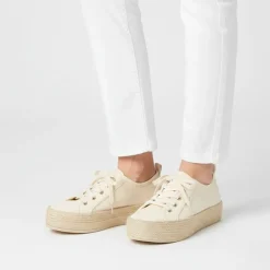 Baskets espadrilles en toile couleur unie Femme ONLY