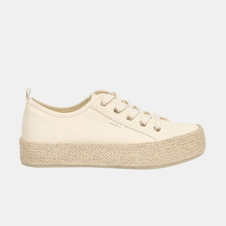 Baskets espadrilles en toile couleur unie Femme ONLY