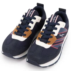 Baskets foster cross b suédine à lacets Enfant PEPE JEANS