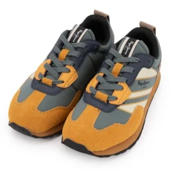 Baskets foster cross b suédine à lacets Enfant PEPE JEANS