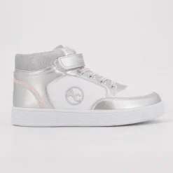 Baskets hautes à paillettes avec scratch Enfant AMERICAN COLLEGE