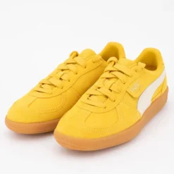 Baskets jaune palermo cuir Mixte PUMA