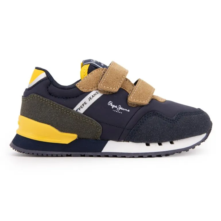 Baskets london class à scratch Enfant PEPE JEANS