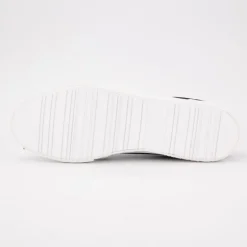 Baskets mediaval en toile avec lacets à rayures Homme US POLO