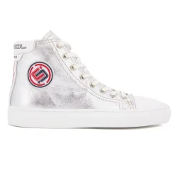 Baskets montantes argenté Femme ICECOOL SAINT TROPEZ