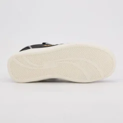 Baskets montantes avec lacets new york cheval brodé coloré Enfant AMERICAN COLLEGE