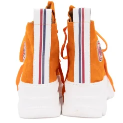 Baskets montantes cuir semelle épaisse blanc Femme ICECOOL SAINT TROPEZ