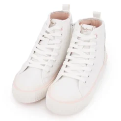 Baskets montantes ottis young g à sequins gold rose Enfant PEPE JEANS