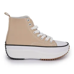 Baskets montantes Run Star Hike Plateform toile bayane Femme MANOUKIAN