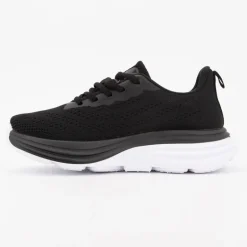 Baskets noires à lacets semelle plateforme épaisse Femme KELARA