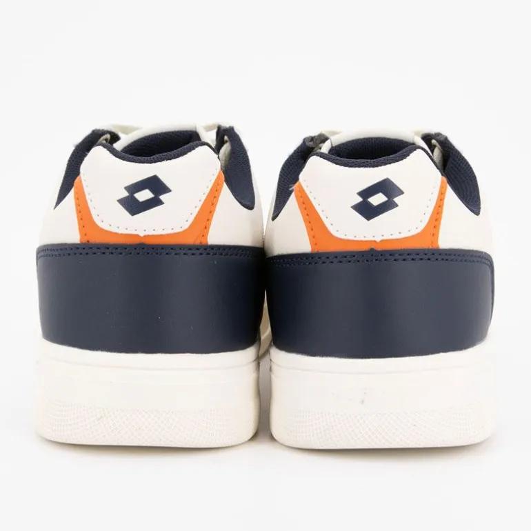 Baskets noires détail coloré à lacets Homme LOTTO