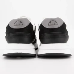 Baskets noires semelle blanche à lacets blancs Femme ELLESSE