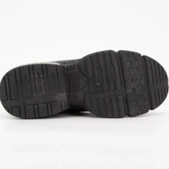 Baskets noires toile à lacets semelle originale Enfant LEE COOPER