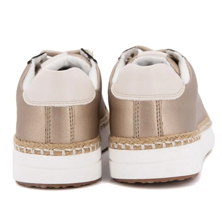 Baskets rose gold à lacets Femme TOM TAILOR
