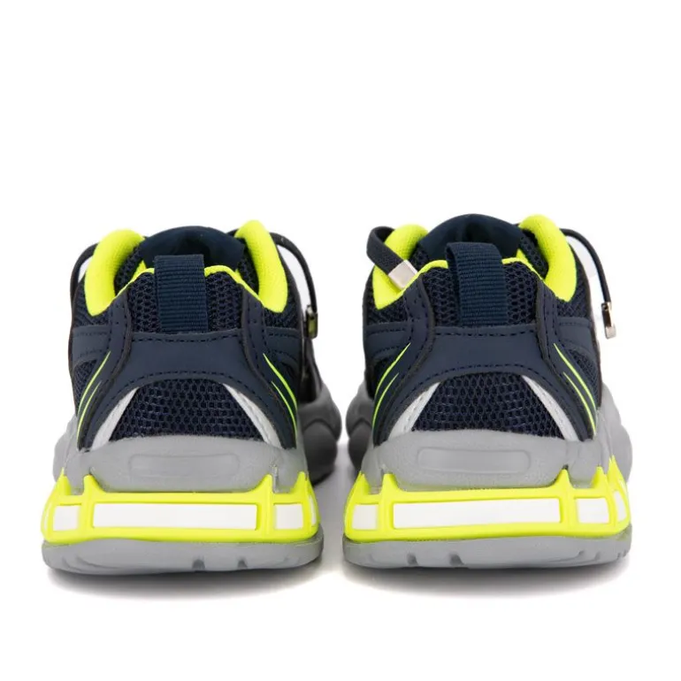 Baskets streetwear tissu avec touches de couleur Enfant US POLO