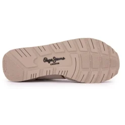 Baskets tissu couleur sable à lacets Homme PEPE JEANS