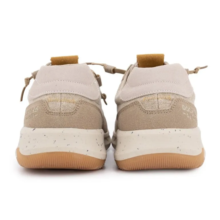 Baskets toile à lacets semelle tachetée Homme DOCKERS BY GERLI