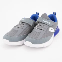 Baskets toile blue novara semelle bleu électrique Enfant LOTTO