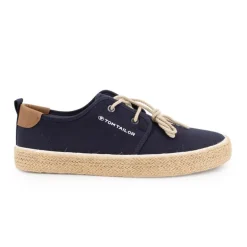 Baskets toile espadrille navy à lacets Homme TOM TAILOR