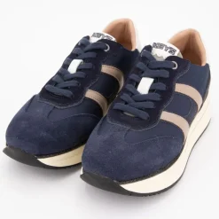 Baskets toile semelle plateforme silvia cuir à lacets Femme KEYS