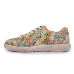 Baskets toile strass coloré multicolore avec lacets Femme ROMIKA