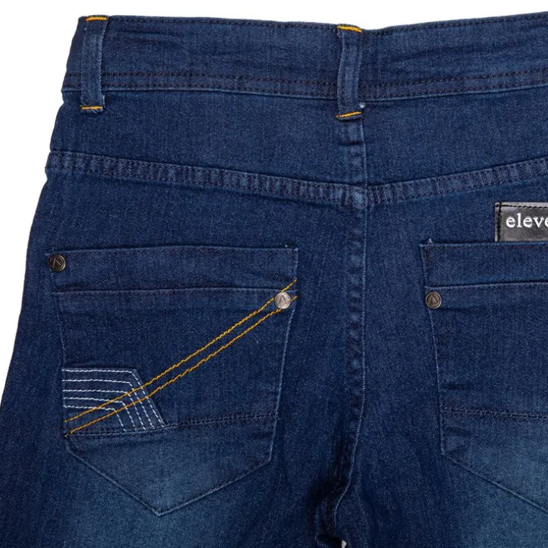 Bermuda bleu brut Enfant ELEVEN PARIS