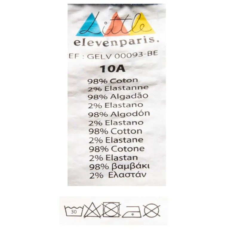 Bermuda bleu brut Enfant ELEVEN PARIS