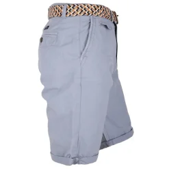 Bermuda bleu ciel avec ceinture Homme DEELUXE 74