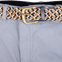 Bermuda bleu ciel avec ceinture Homme DEELUXE 74